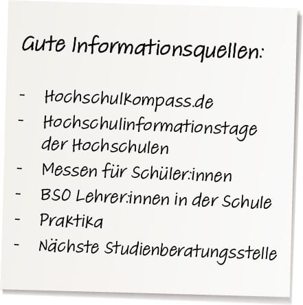 gr studienwahl informationsquellen